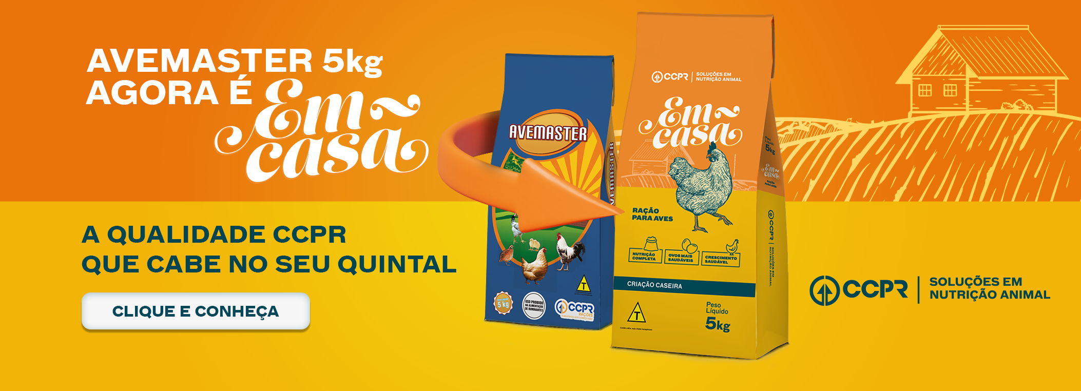 BANNER LINHA EM CASA AVES